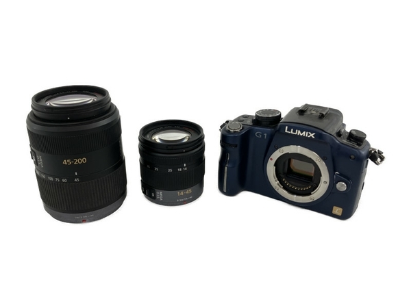 Panasonic LUMIX DMC-G1 45-200mm 14-45mm デジタル一眼レフカメラ パナソニック 中古 N8257970_画像1