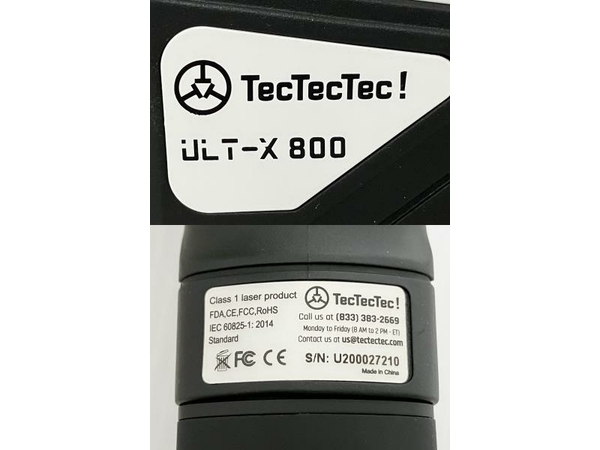 TecTecTec ULT-X800 ゴルフ用 レーザー距離計 テックテックテック 中古 O8263305_画像9