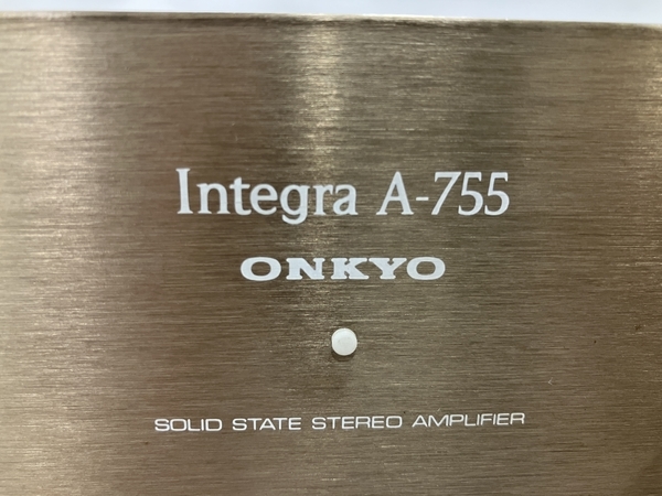 ONKYO Integra A-755 プリメインアンプ 音響 オーディオ ジャンク H8175736_画像2