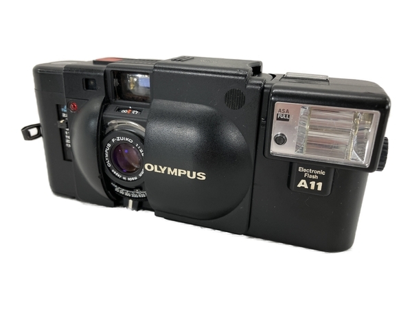 OLYMPUS A11 XA 2 フィルムカメラ ボディ ケース付き オリンパス カメラ ジャンク W8259431_画像1