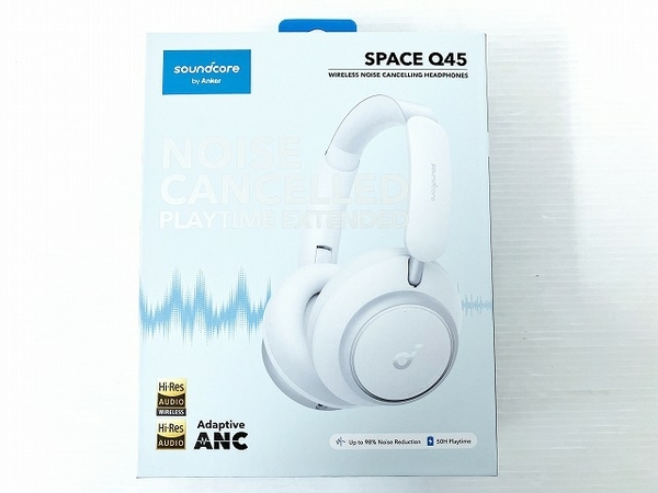 Anker A3040 Soundcore Space Q45 ワイヤレス ヘッドホン Bluetooth アンカー 中古 美品 O8270614_画像2