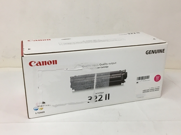 Canon CARTRIDGE 322 II CRG-322 II MAG マゼンタ インク カートリッジ キャノン 未開封 未使用 F8277333_画像1