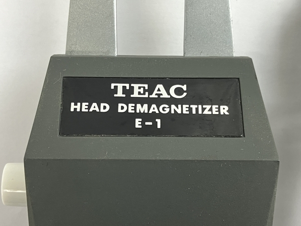 TEAC E-1 消磁器 ヘッドディマグニタイザー ヘッドイレーサー ティアック ジャンク N8270568_画像3