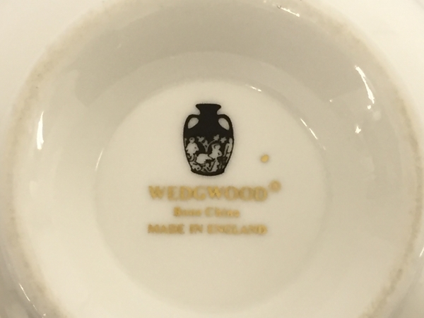 ウェッジウッド コロンビアパウダーブルー カップ&ソーサー プレート セット 食器 中古 G8163221_画像9