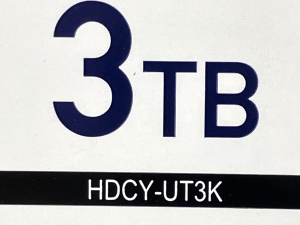 IO DATA HDCY-UT3K テレビ 録画用 USB ハードディスク 3TB 中古 良好 Y8272173_画像4
