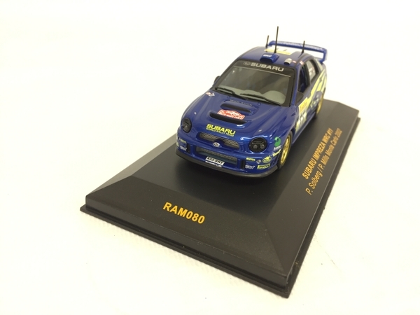 ixo イクソ SUBARU IMPREZA WRC #11 P.Solberg P.Mills Monte Carlo 2002 RAM080 スバル インプレッサ 1/43 フィギュア 中古 G8245679_画像7