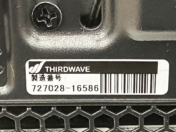 Thirdwave GALLERIA XA7C-R37 i7-13700F 32GB SSD1TB RTX 3070 Win11 デスクトップパソコン 中古 M8125645_画像10