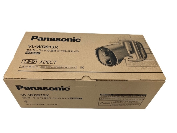 センサーライト付 屋外ワイヤレスカメラ パナソニックVL-WD813X-