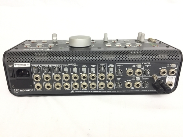 MACKIE BIG KNOB モニターコントローラー 音響機材 ビッグノブ マッキー ジャンク G8263436_画像6