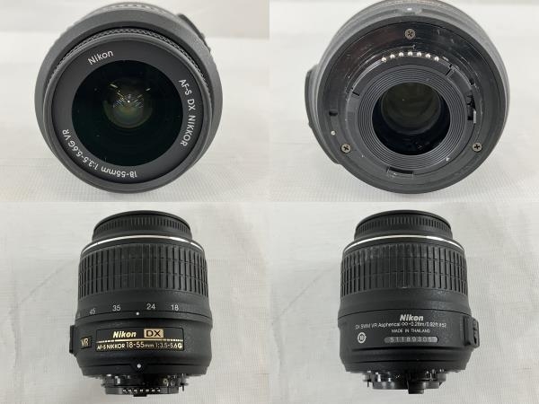 Nikon D3200 18-55mm 55-200mm ダブル ズーム レンズ キット デジタル 一眼レフ カメラ ニコン 中古 N8223126_画像7