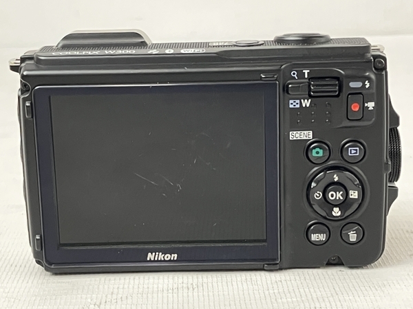 Nikon COOLPIX W300 防水カメラ デジタルカメラ イエロー ケース付き 中古 N8240499_画像4
