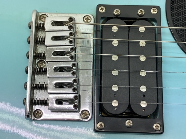 FERNANDES ゾーサン ZO-3 ブルー系 内蔵スピーカー付き エレキギター ソフトケース付き フェルナンデス 中古 C8264067_画像4