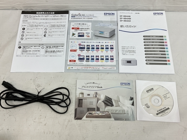 EPSON EP-884AW インクジェットプリンター A4 2022年製 エプソン カラリオ 印刷機 家電 中古 C8252565_画像2