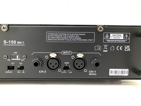 Thomann S-150 MK2 パワー アンプ 音響機材 オーディオ トーマン 中古 O8259211_画像8