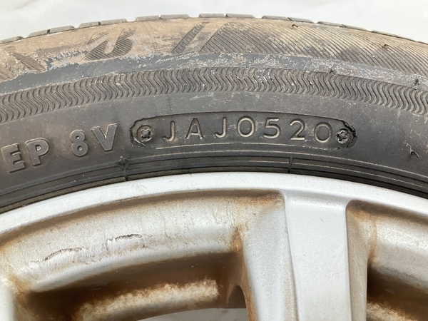 【引取限定】BRIDGESTONE ECOPIA NH100C 155/65R14 75H 14インチ 軽自動車 コンパクトカー タイヤ ホイール 3本 セット 中古 直 W8247945_画像8