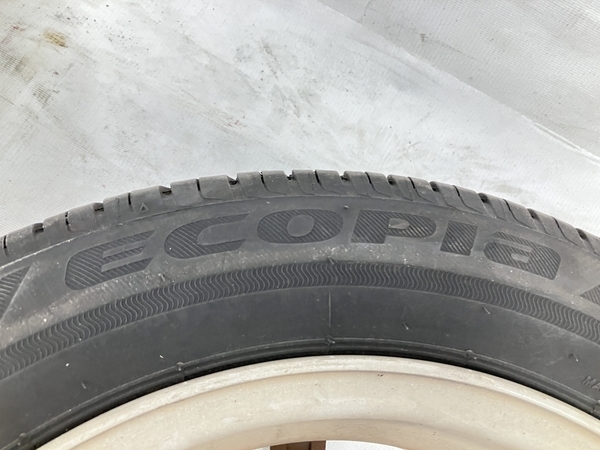 【引取限定】BRIDGESTONE ECOPIA NH100C 155/65R14 75H 14インチ 軽自動車 コンパクトカー タイヤ ホイール 3本 セット 中古 直 W8247945_画像4