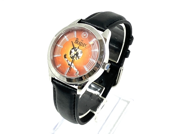 ビートルズ 5ATM 自動巻腕時計 50周年 ピンバッジ付き 中古 T8277917_画像1