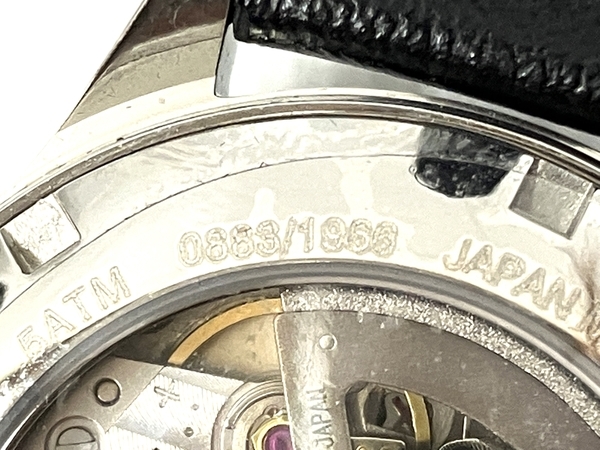 ビートルズ 5ATM 自動巻腕時計 50周年 ピンバッジ付き 中古 T8277917_画像10
