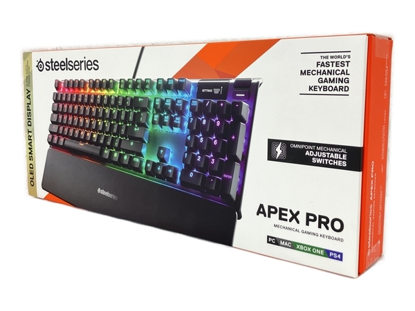 steel series APEX PRO JP 64629 ゲーミングキーボード PC周辺機器 未使用 W8291274_画像1