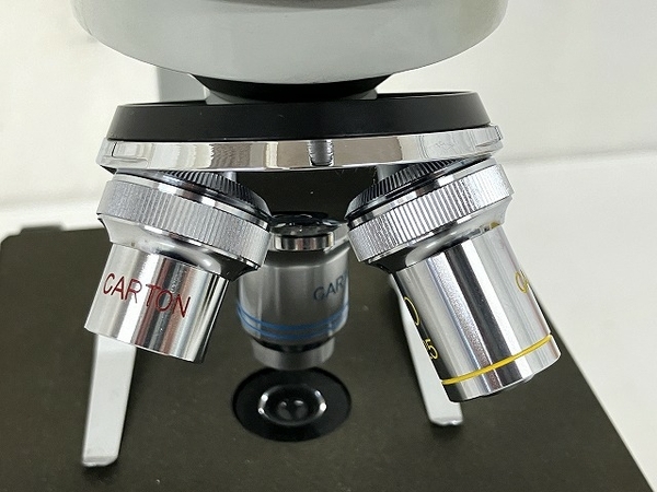 【1円】Carton 顕微鏡 カートン 単眼 生物 実験 研究 ジャンク T8071622_画像5