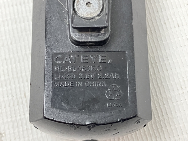 CATEYE HL-EL083RC AMPP300 2個セット LED フロント ライト 自転車用品 キャットアイ 中古 N8291105_画像4