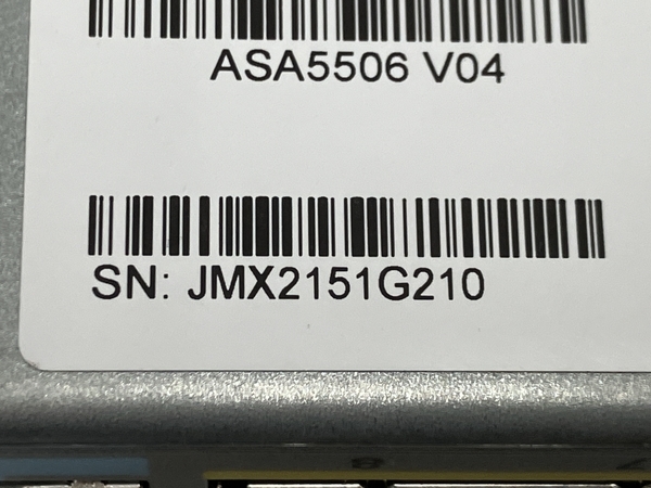 Cisco ASA 5506-X with FirePOWER Services アプライアンスサーバー ファイアウォール シスコ 通信機器 ジャンク M8295627_画像7