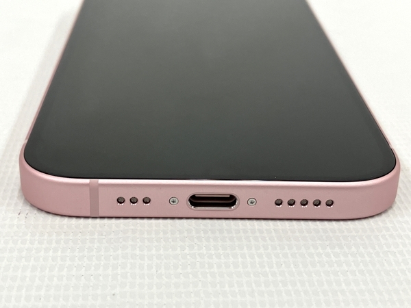 Apple iPhone 15 MTMJ3J/A 128GB ピンク SIMロックなし スマートフォン スマホ 携帯電話 中古 美品 M8201380_画像3