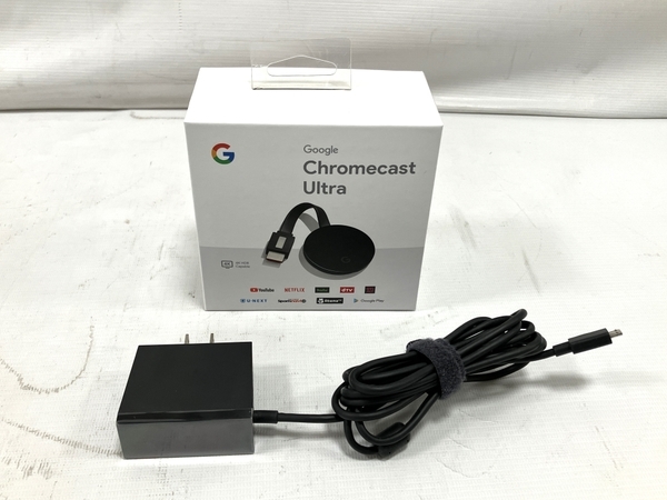 Google Chromecast Ultra Black NC2-6A5-D グーグル クロームキャスト ストリーミング デバイス 中古 H8247257_画像2