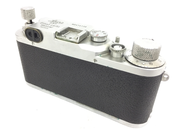 Leica IIIc 1946-47年製 ドイツ製 ライカ レンジファインダー フィルムカメラ バルナック式 3C ジャンクG8299578_画像6