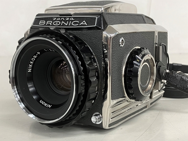 ZANZA BRONICA ゼンザブロニカ S2 レンズ NIKKOR-P 75mm F2.8 中判 フィルムカメラ ジャンク K8282314_画像1