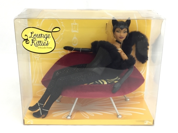 MATTEL バービー Lounge Kitties Black Barbie C3553 フィギュア マテル 未使用 G8301615_画像1