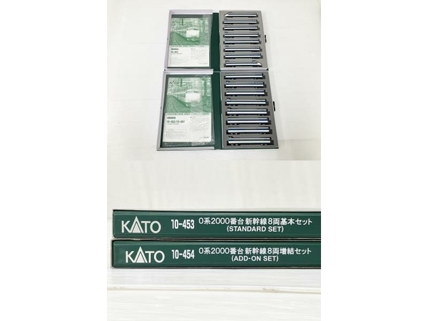 KATO 10-453 10-454 0系 2000番台 新幹線 基本 増結 合計16両 セット Nゲージ カトー ジャンク O8299446_画像9