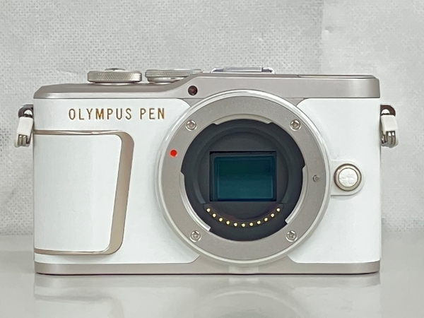 OLYMPUS オリンパス PEN E-PL10 14-42mm レンズキット ミラーレス一眼 ホワイト 良好 K8308188_画像3