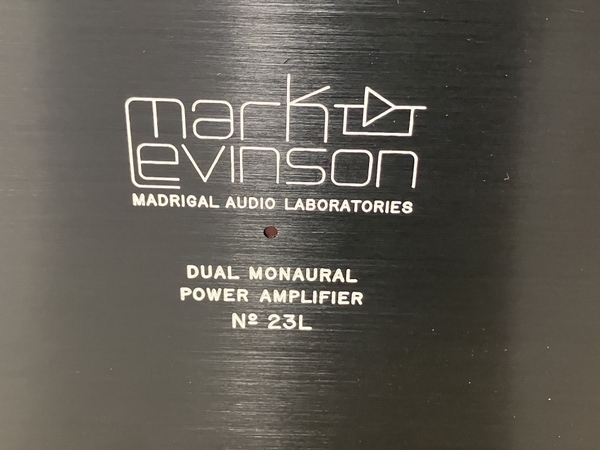 【引取限定】MARKLEVINSON No23L ステレオ パワーアンプ 音響 オーディオ 中古 直 N8314149_画像6