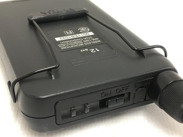 TOA ワイヤレスマイク ピンマイク WM-1320 ケース付き 中古 美品 T8315850_画像5