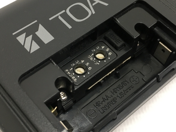 TOA ワイヤレスマイク ピンマイク WM-1320 ケース付き 中古 美品 T8315850_画像7