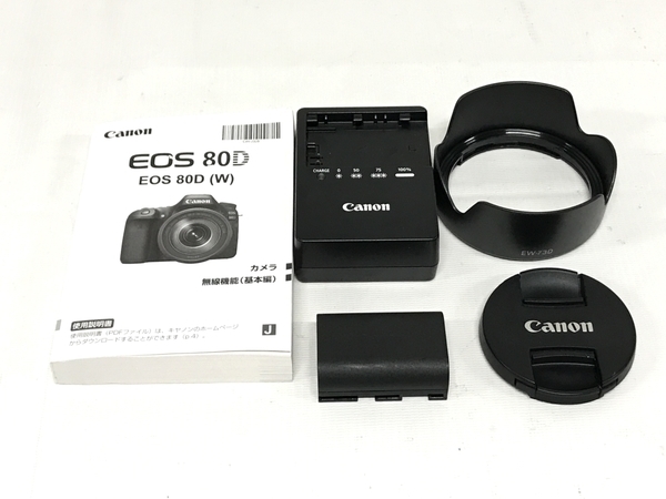 Canon EOS 80D ボディ ZOOM LENS EFS 18-135mm 標準ズームレンズ レンズセット デジタル 一眼レフ カメラ キャノン 中古 F8248726_画像2