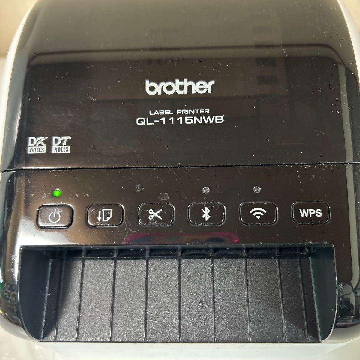 brother ラベルプリンター QL-1115NWB 中古動作品 取説付　【KA-02】ブラザー _画像2