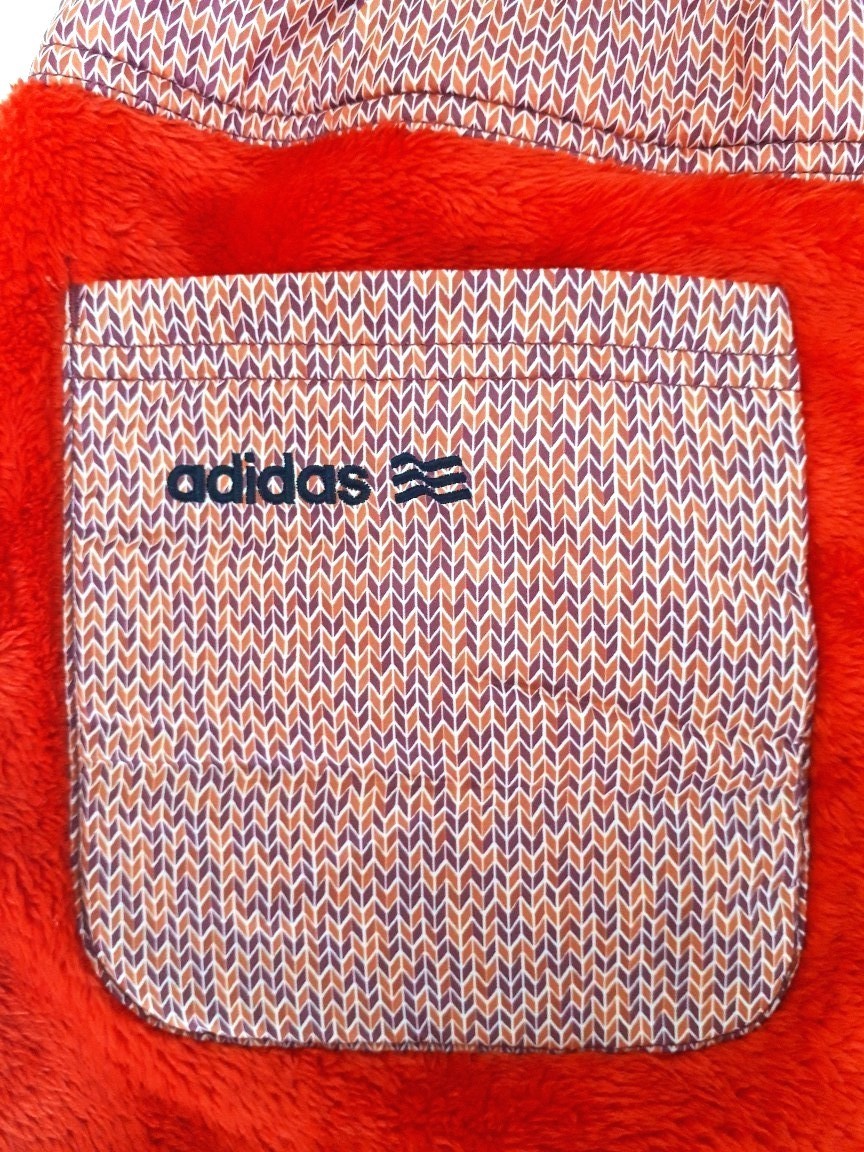 ★★未使用【adidas/アディダス】ゴルフ ボア 裏フリース スカート/Sサイズ/レッド_ポケットアップ