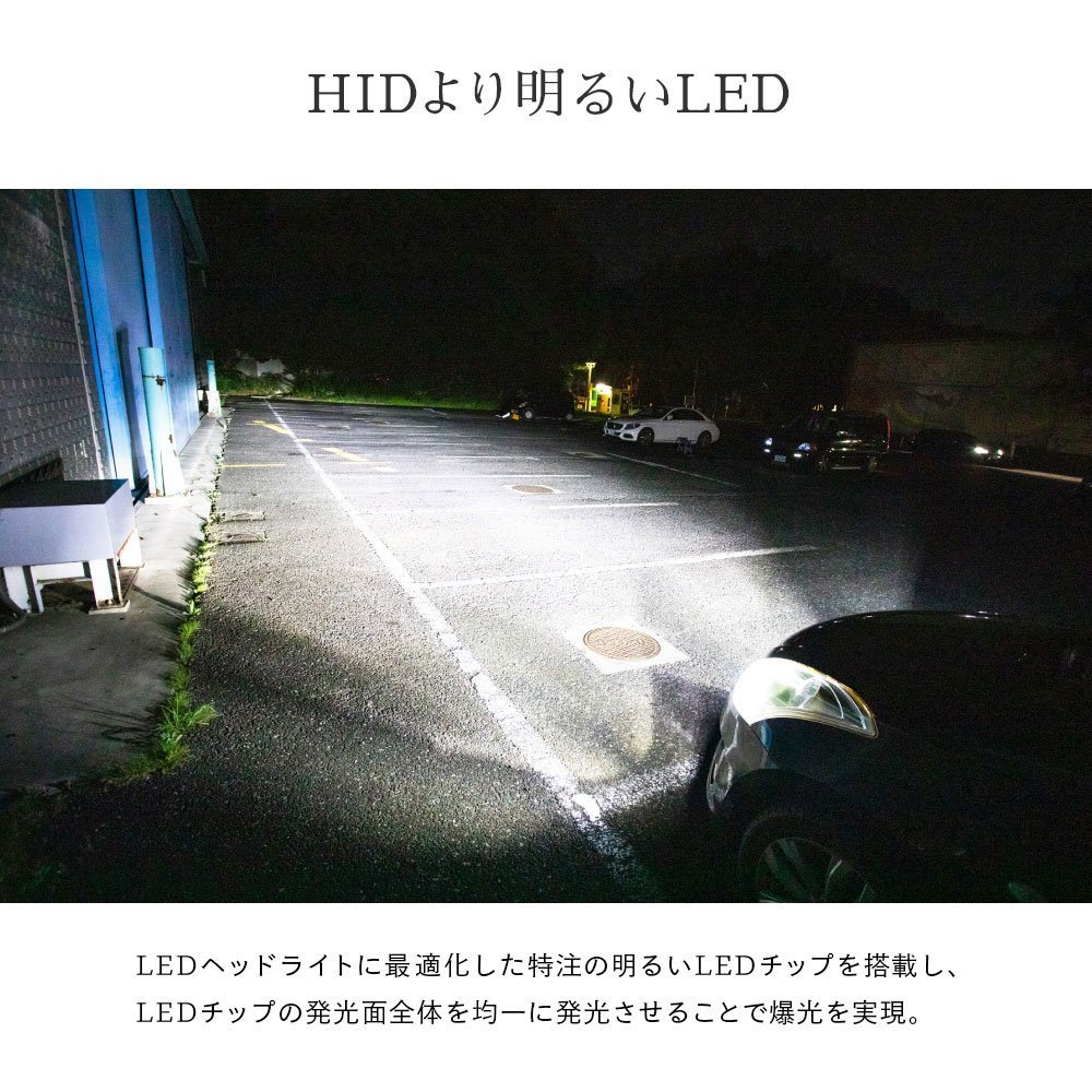 値下中! HID屋 LED ヘッドライト iシリーズ H4Hi/Lo,H8/H11/H16, HB3, HB4 爆光 12600lm 6500k 車検対応 ホワイト フォグランプ 1年保証_画像5