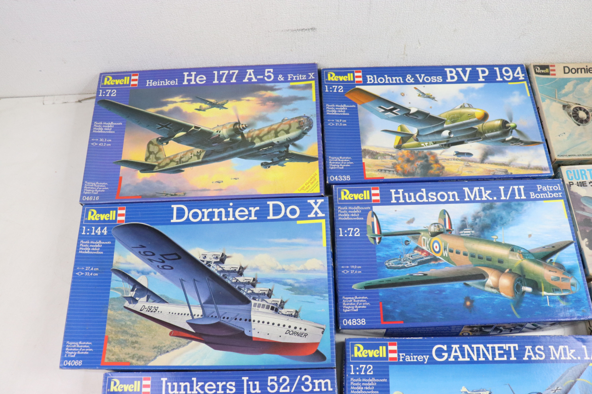 Reven プラモデルまとめ ジャンク 16個 HE 177 A-5/ Dornier Do X/ Junkers Ju 52-3m/ GANNET AS Mk.1/4 010FTBG56_画像2