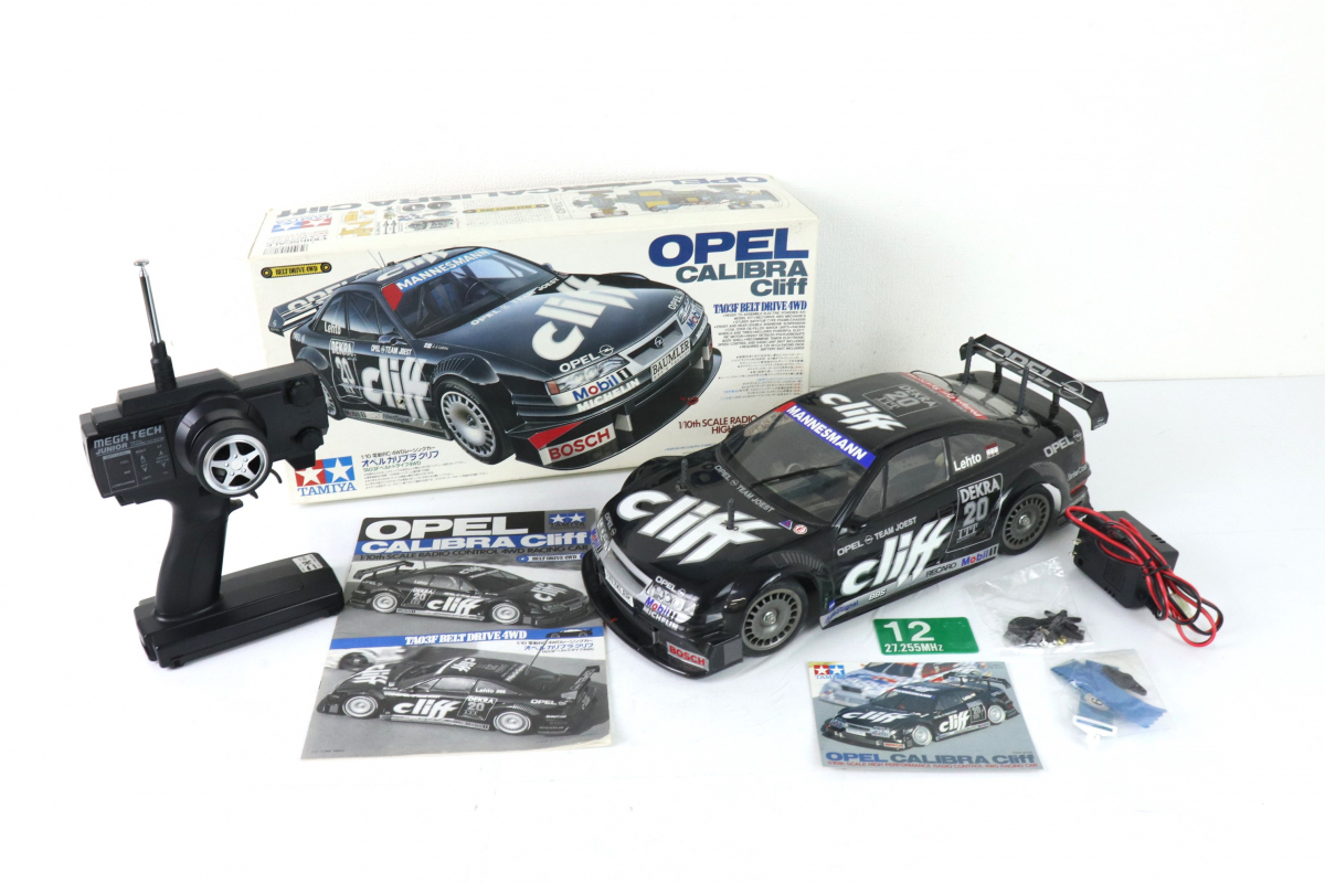 TAMIYA タミヤ 1/10 電動RC ラジコンカー OPEL CALIBRA Cliff オペル カリブラクリフ /MEGA TECH JUNIORコントローラー 005FOJN58_画像1