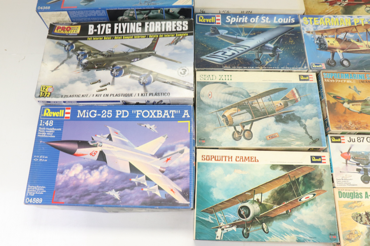 【プラモデル】ジャンク17点まとめ STEARMAN PT-17/ FOKKER DR-1/ SpiriT of St. Louis/ SOPWITH CAMEL 010FTBG78_画像4