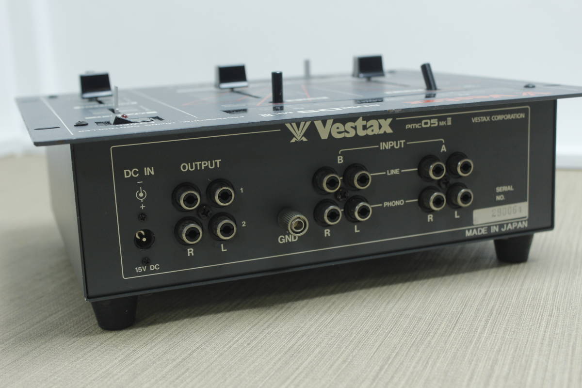 (M-XB-290) Vestax PMC05 MKⅢ ベスタクス DJミキサー 動作確認済み 日本製の画像3