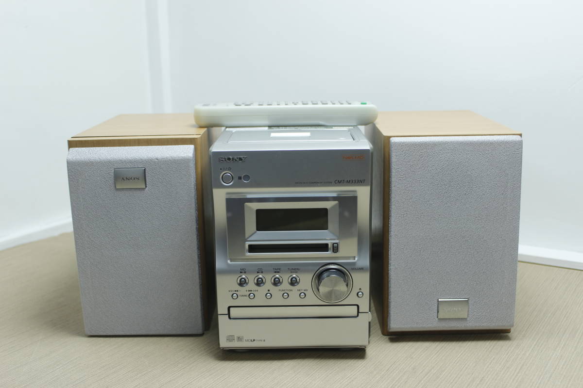 (M-XB-166) HCD-M333 SONY システムコンポ　HCD-M333 リモコン付き　完動品_画像1