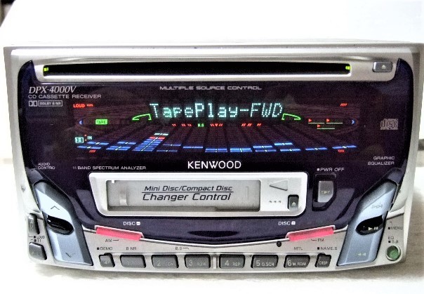 ★　ＫＥＮＷＯＯＤ　ケンウッド　ＤＰＸ－４０００V　CD/カセットプレーヤー　 Ｏ/H 済み　完動美品　★_画像3