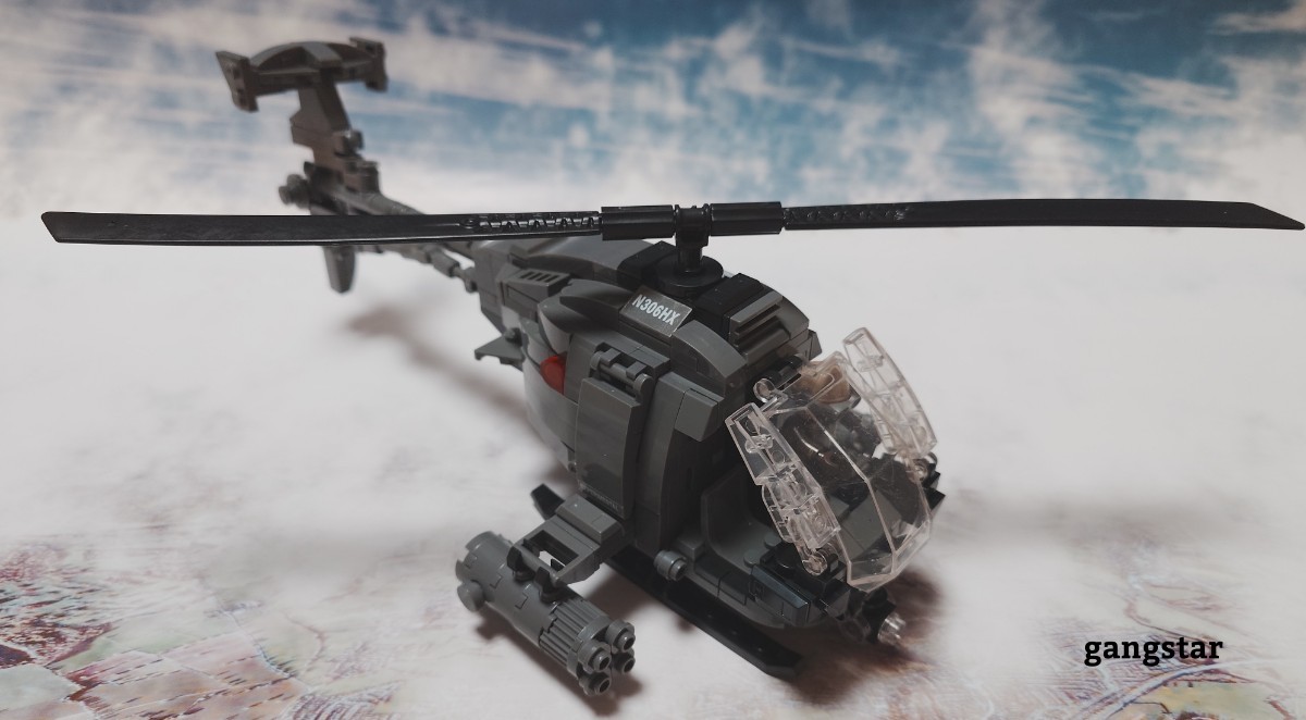 【国内発送 レゴ互換】AH-6 キラーエッグ 攻撃ヘリコプターミリタリーブロック_画像10