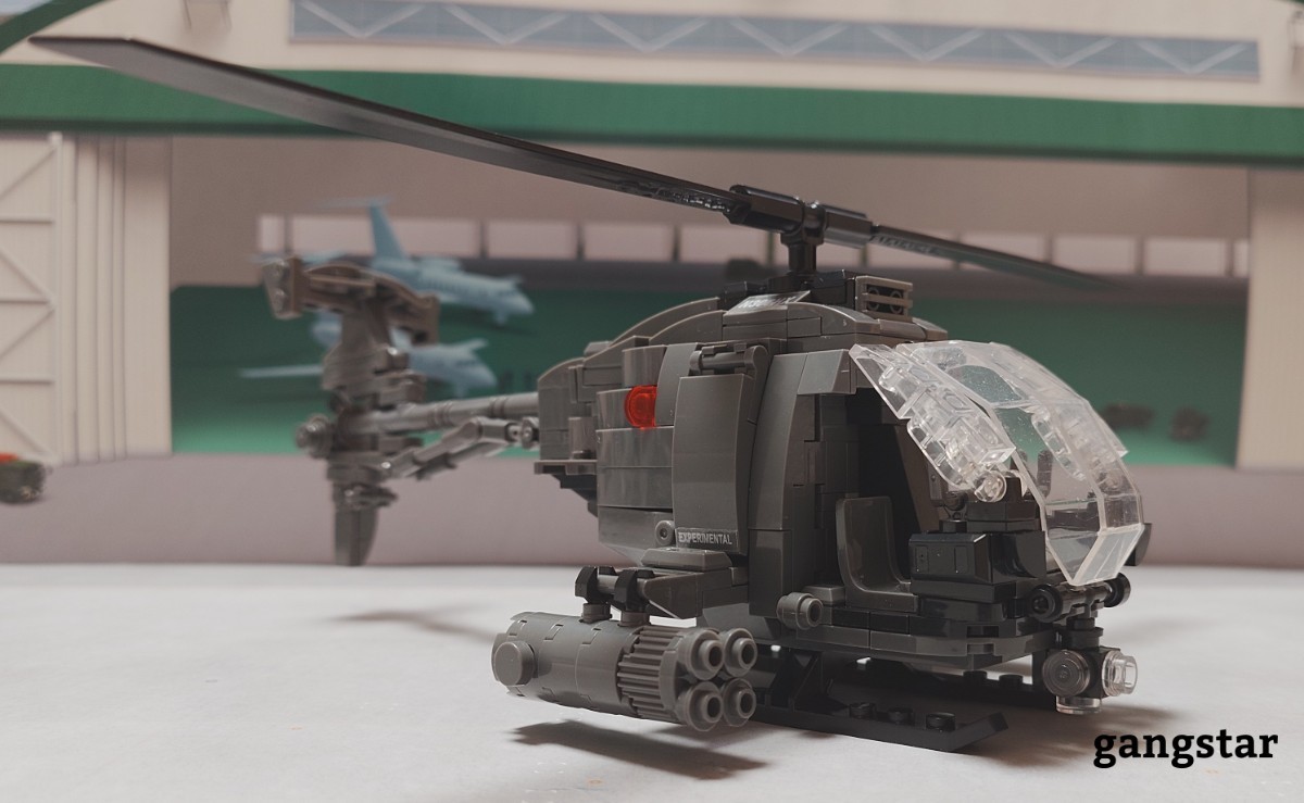 【国内発送 レゴ互換】AH-6 キラーエッグ 攻撃ヘリコプターミリタリーブロック_画像5