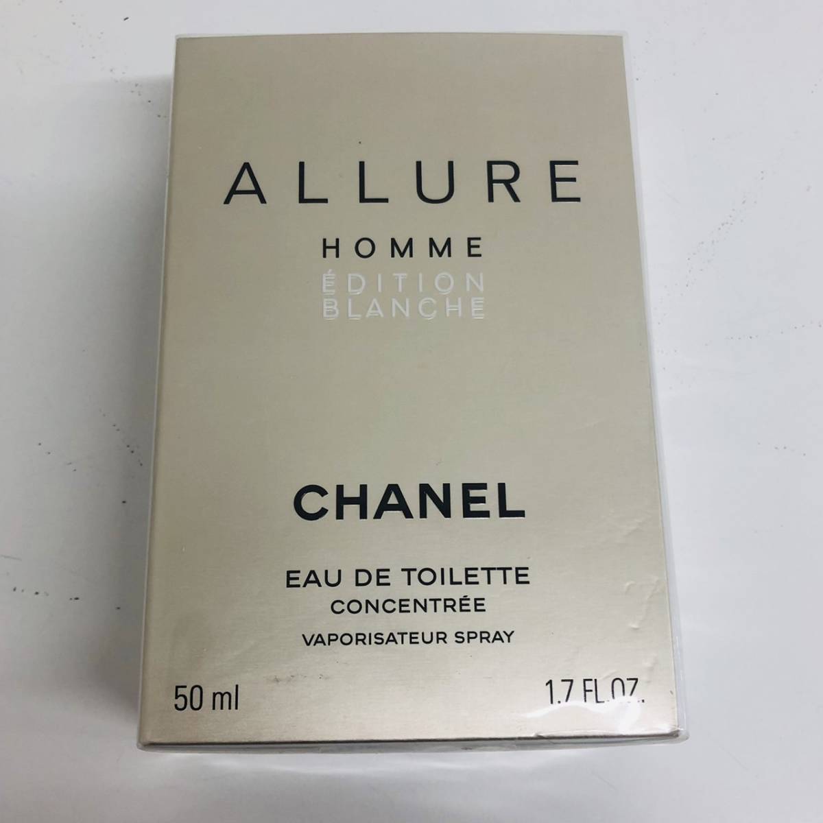 【BF-5609HS】1円スタート! 未開封 CHANEL シャネル ALLURE HOMME EDITION BLANCHE EAU DE TOILETTE CONCENTREE 50ml 1.7FL.OZ _画像2