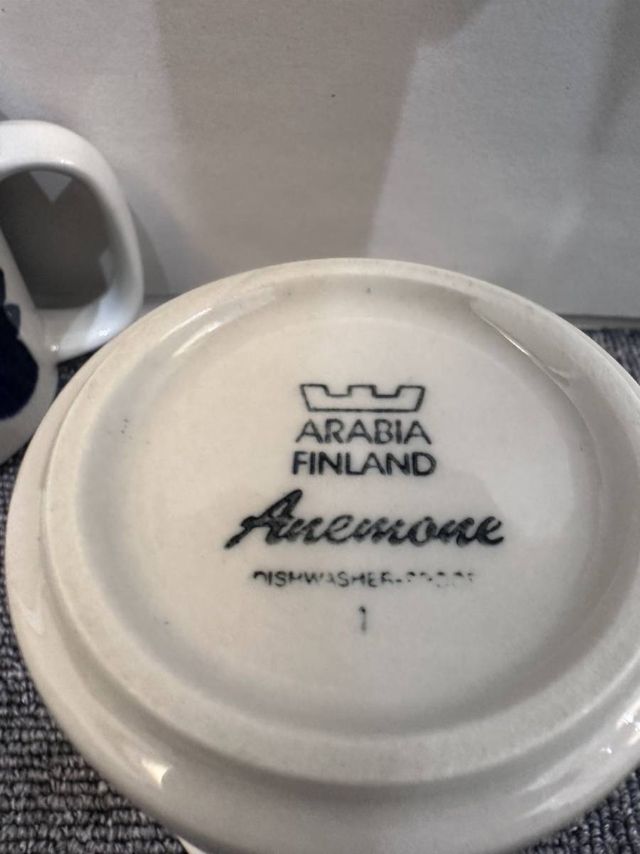 【H-9042.9043OH】ARABIA FINLAND OISHWASHER-PROOF 高級食器 おまとめ カップ１点かけ有り アラビア ティーカップセット インタリア 皿_画像7